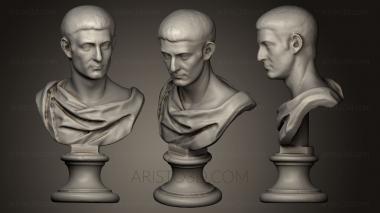 Busts and heads antique and historical (BUSTA_0354) 3D model for CNC machine
